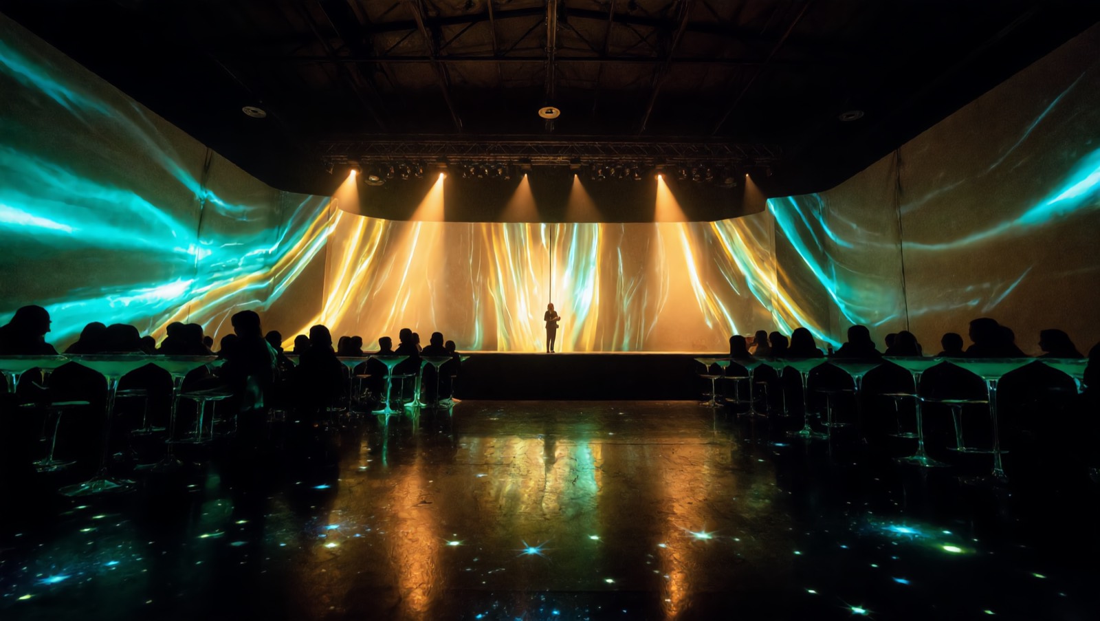 Awards night — concept visualisation of the WH6 arena