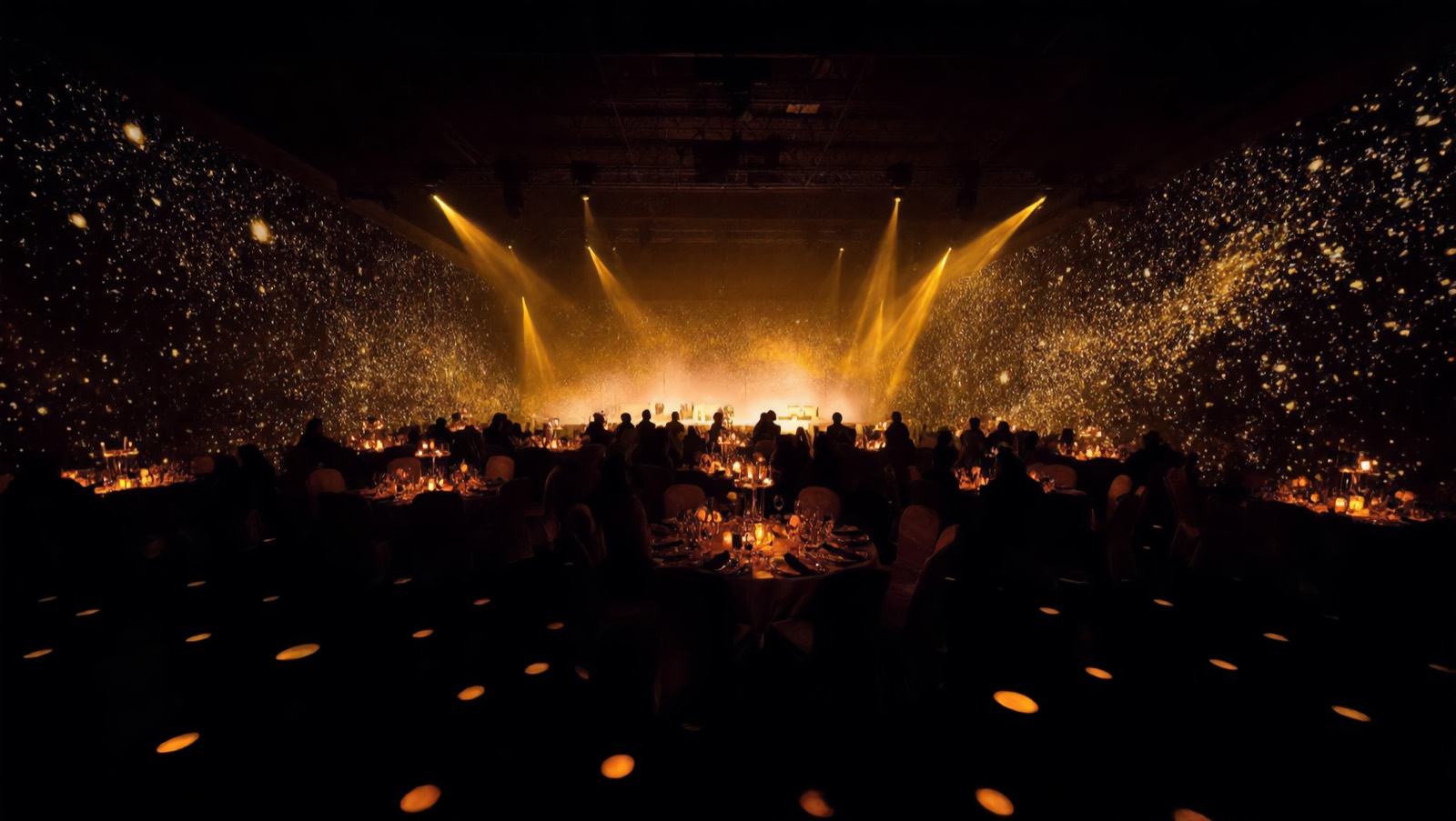 Gala dinner — concept visualisation of the WH6 arena